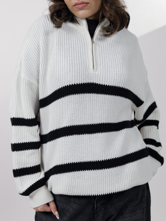 Black Stripe Sweater