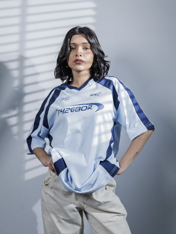 Sky Blue Oversize Tee