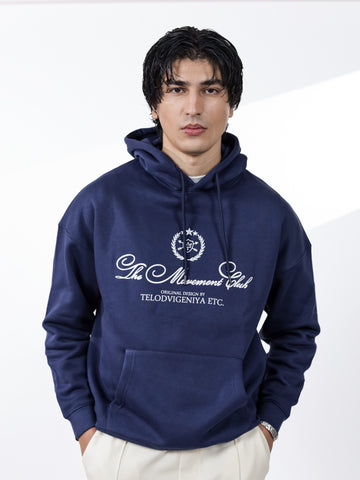 Navy Graphic Hoodie