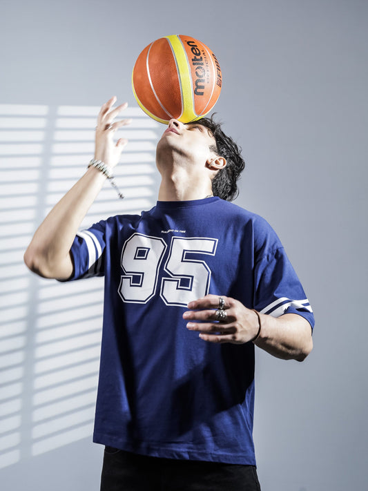 navy oversize t shirt pakistan