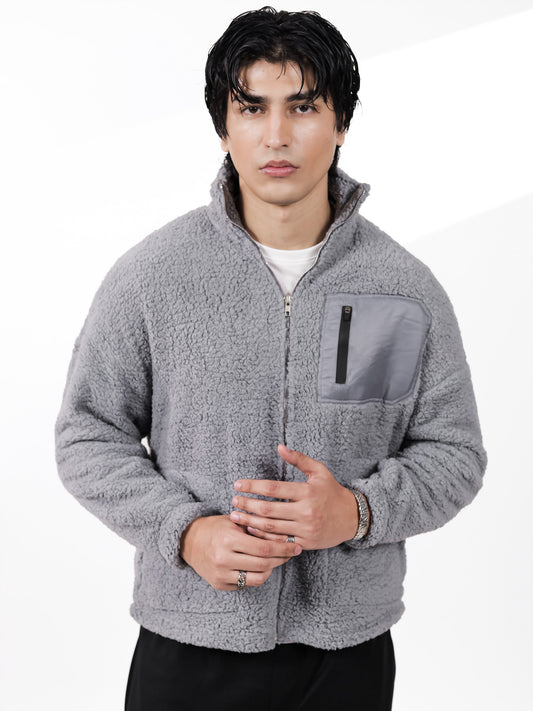 Grey Sherpa CO-Ord Set