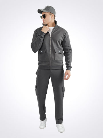 Grey Cargo Tracksuit