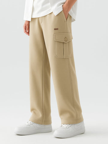 Beige Relax Fit Cargo