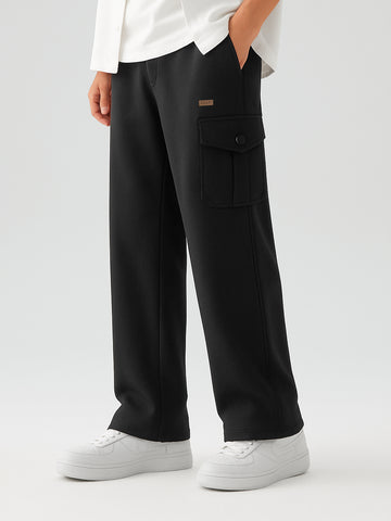 Black Relax Fit Cargo