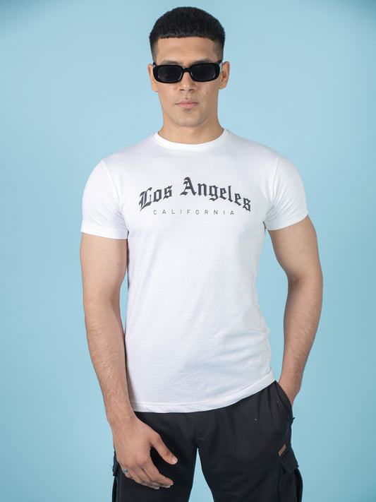 White Graphic Tee