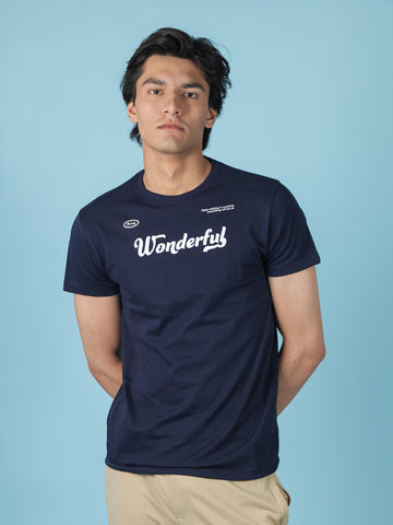 Navy Graphic Tee