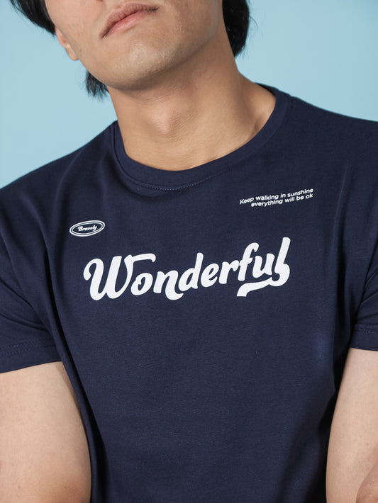 Navy Graphic Tee