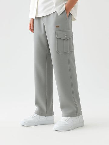 Gray Relax Fit Cargo