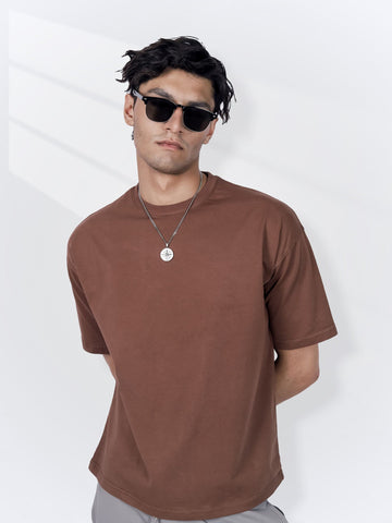 Brown Oversized Tee