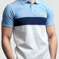 Sky Blue Color Panel Polo