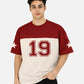 Maroon Digit Graphic Tee