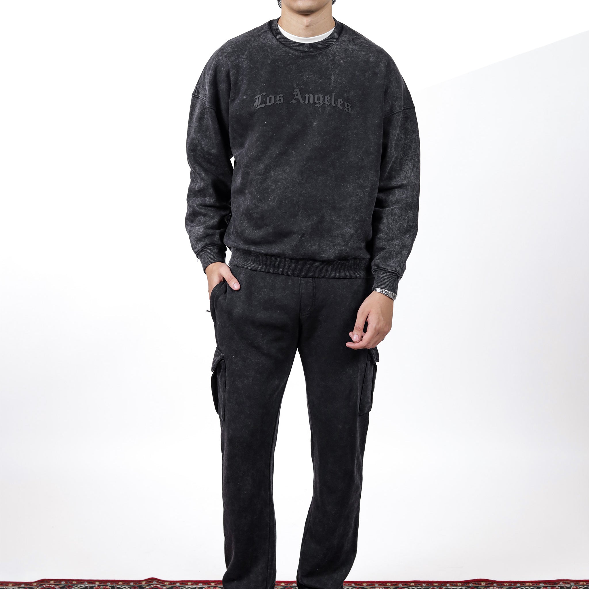 Acid Wash Graphic CO-Ord Set