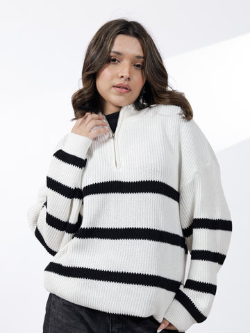 Black Stripe Sweater