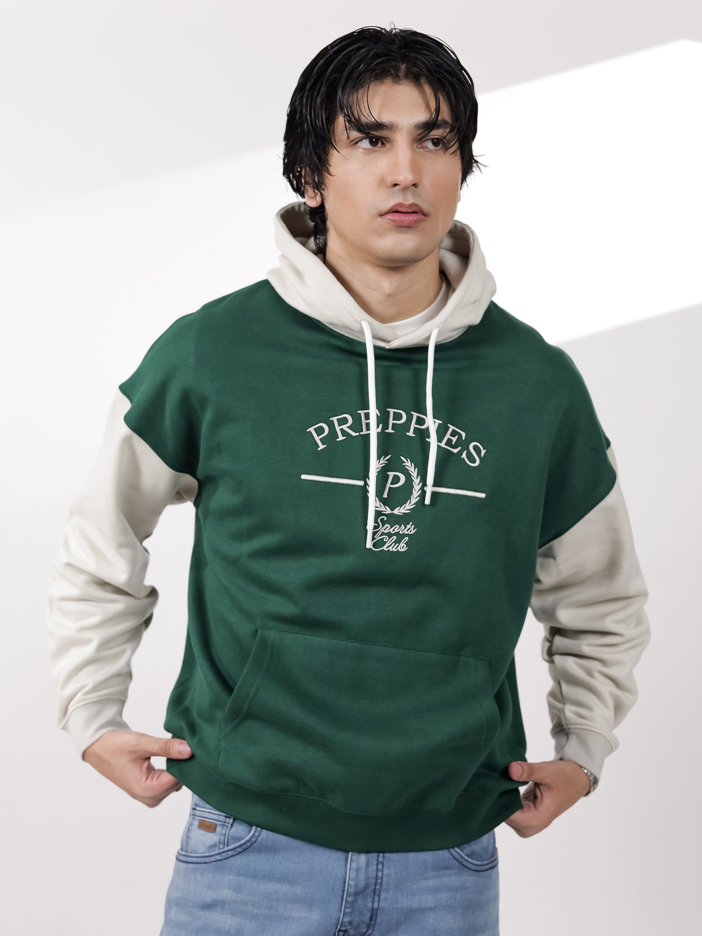 Green Graphic Hoodie
