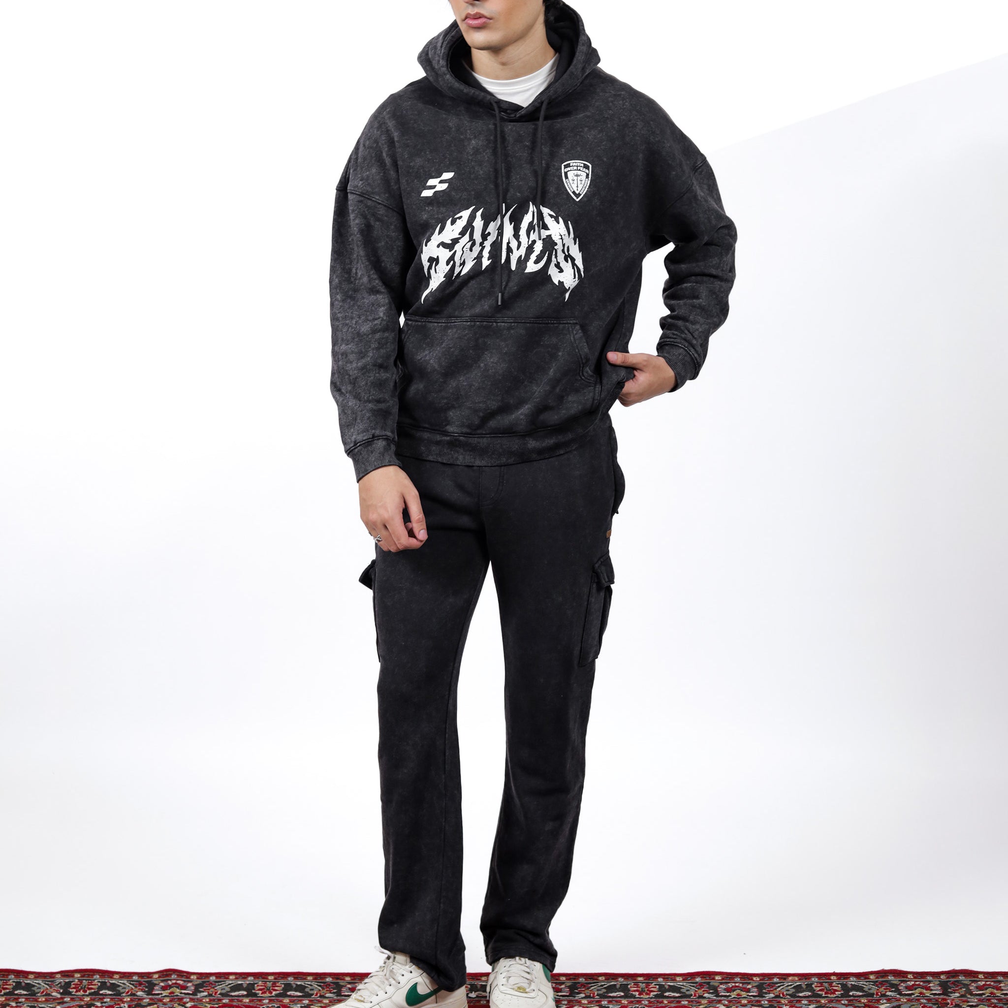 Acid Wash Graphic CO-Ord Set