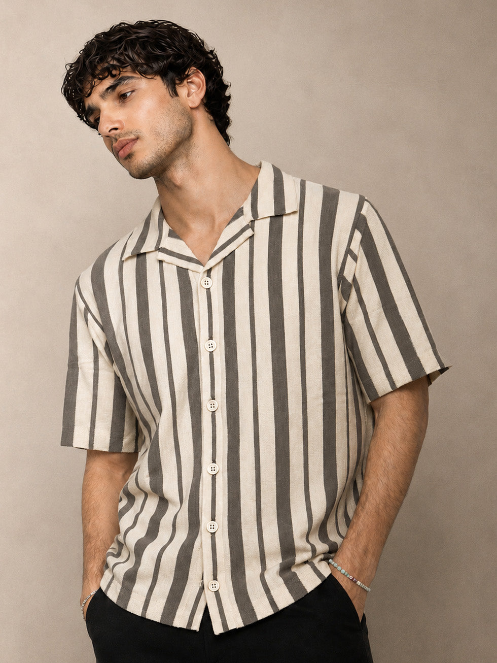 Taupe Flow Shirt