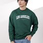 Green Oversize Graphic Sweatshirt