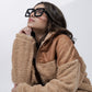 Beige Sherpa Jacket