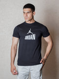 black printed t-shirt for men