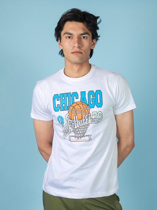 White Graphic Tee