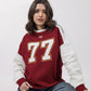 Maroon Digit Sweatshirt