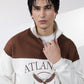 Beige & Brown Quarter Zipper