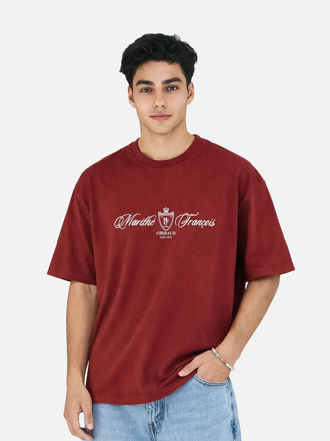 Maroon Graphic Tee