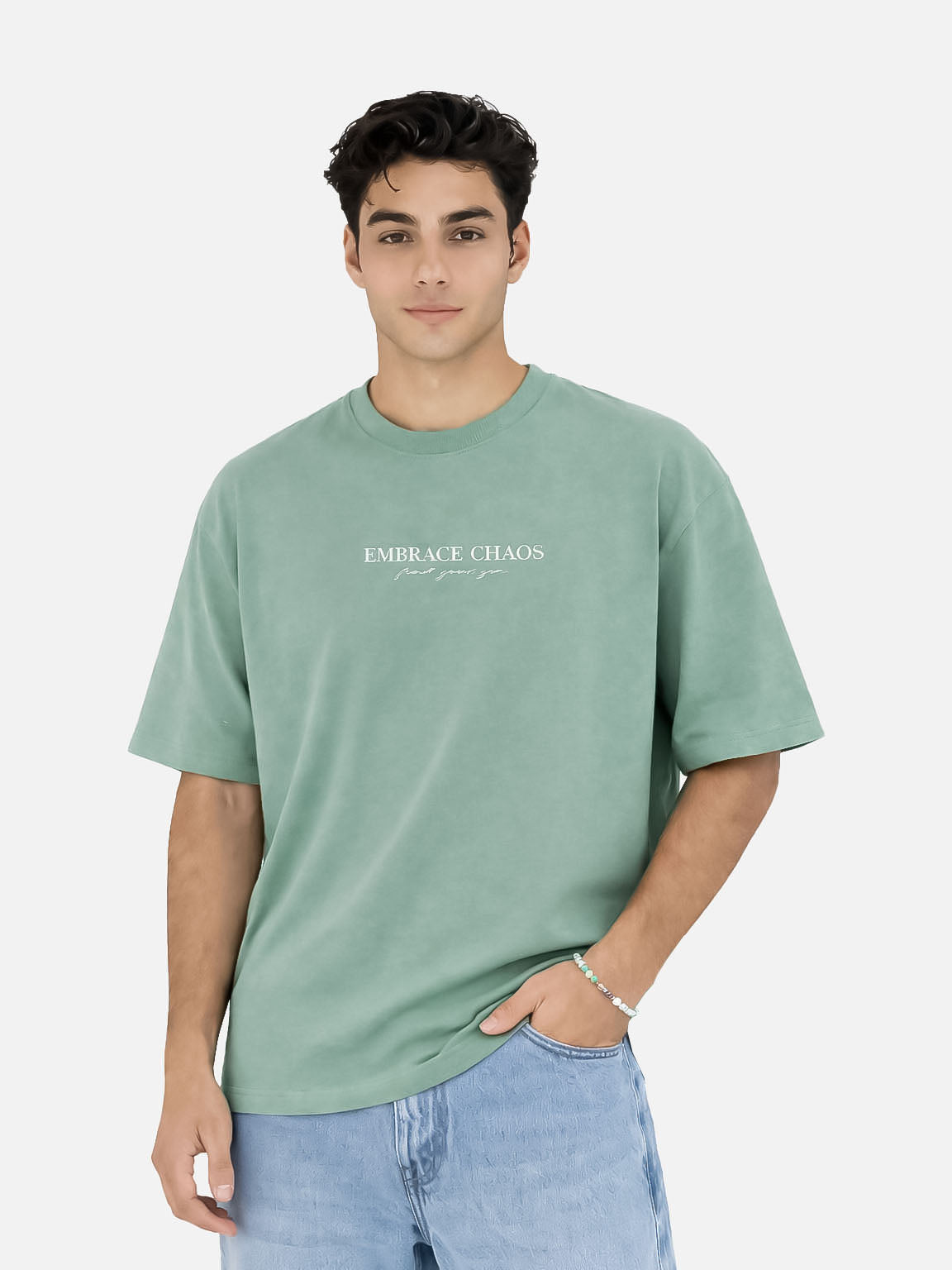 Mint Green Graphic Tee