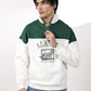 Beige & Green Quarter zipper