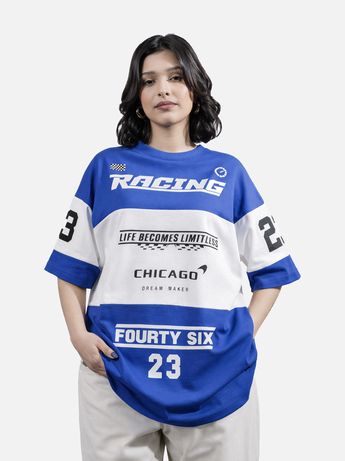 Royal Blue Racing Tee