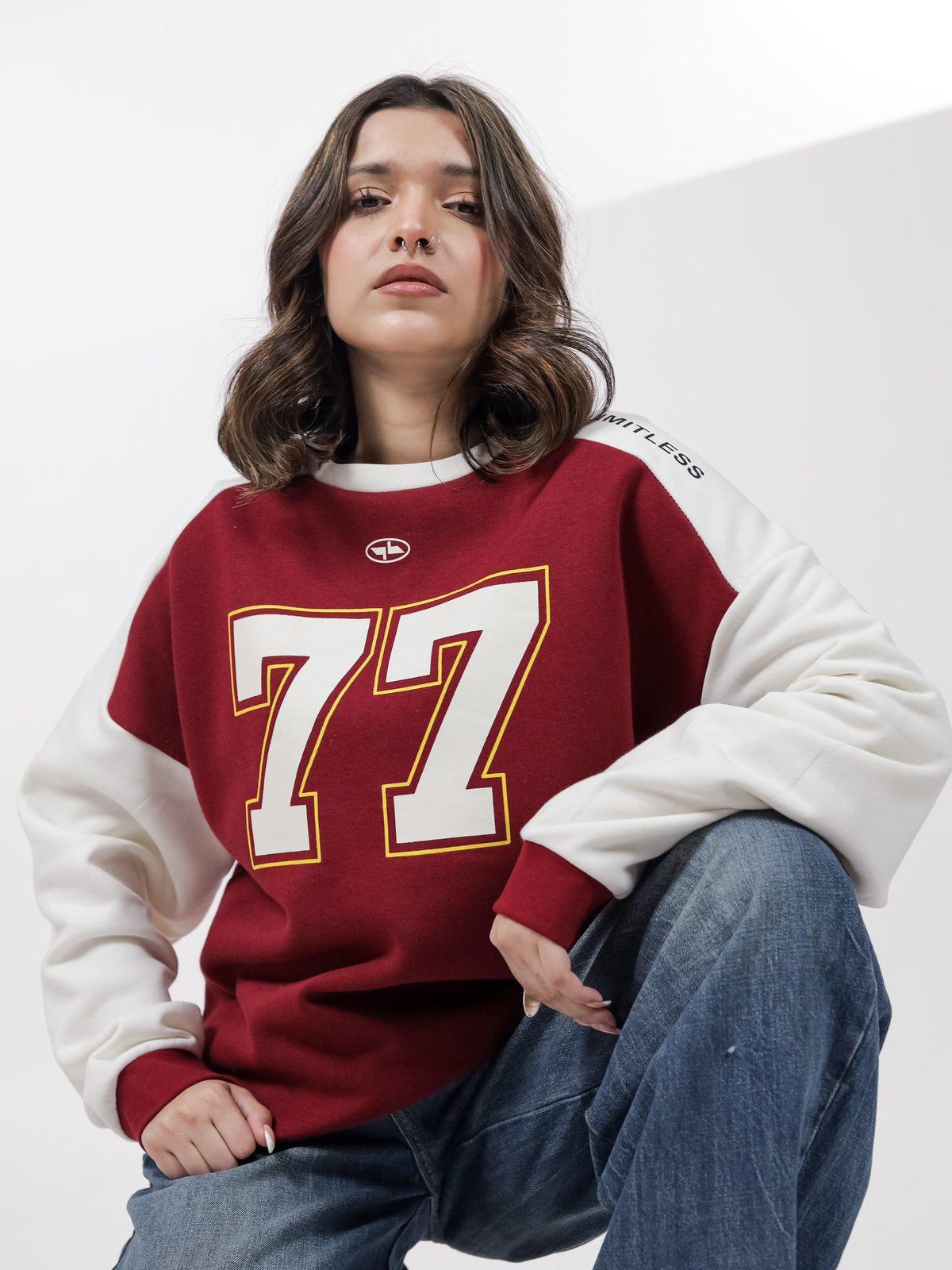 Maroon Digit Sweatshirt