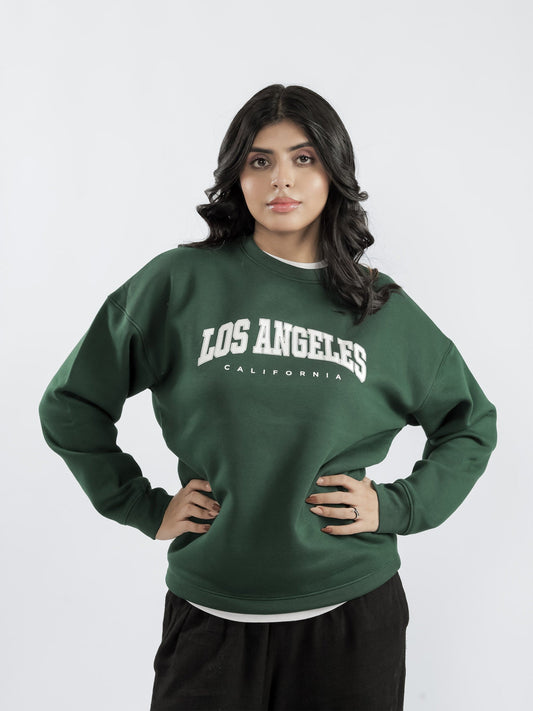 Green Graphic Sweatshirt