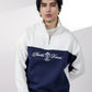 Blue Quarter Zipper