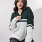 Green & Off White Sweater