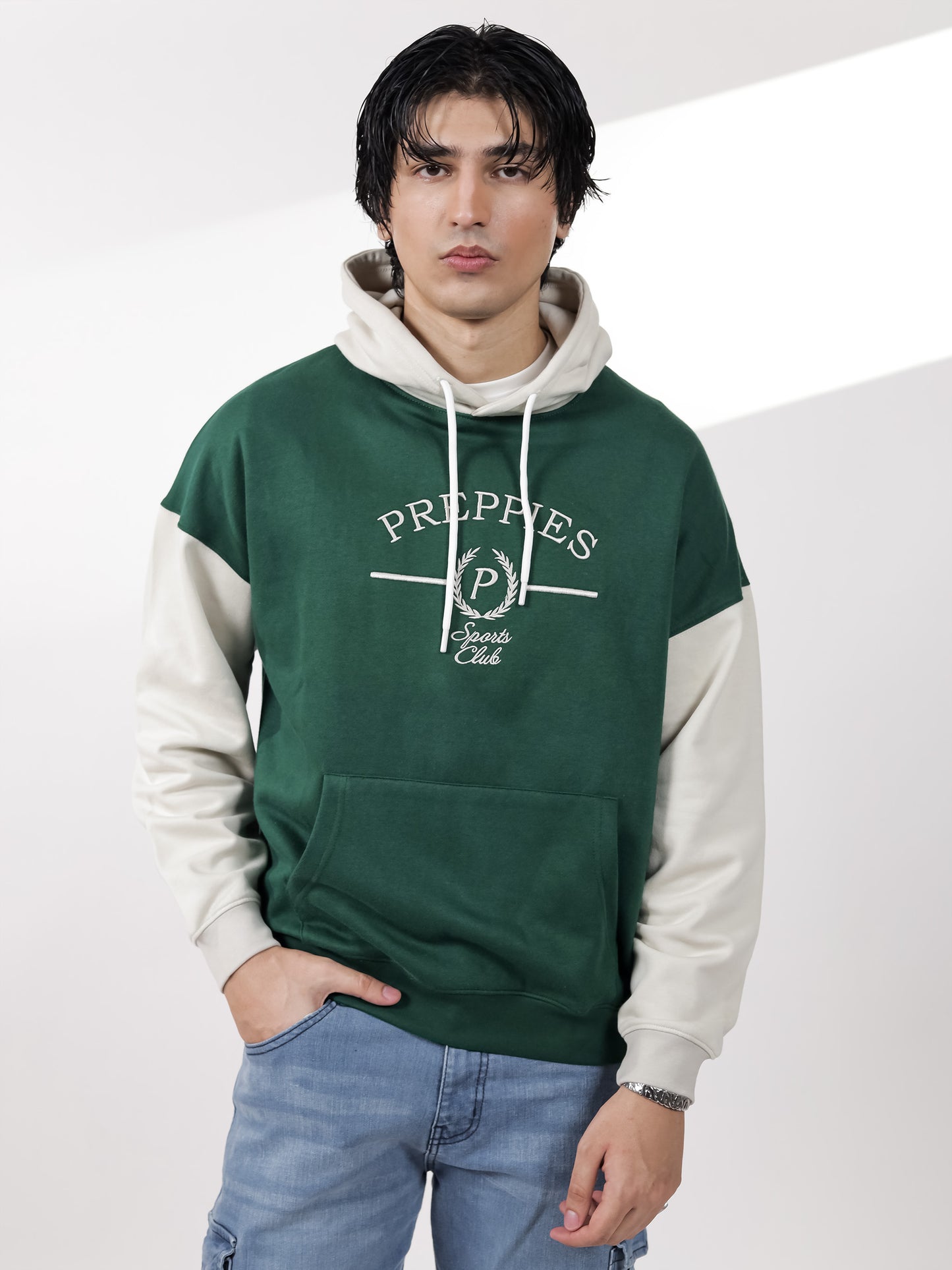 Green Graphic Hoodie