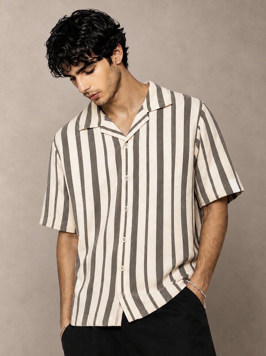 Taupe Flow Shirt