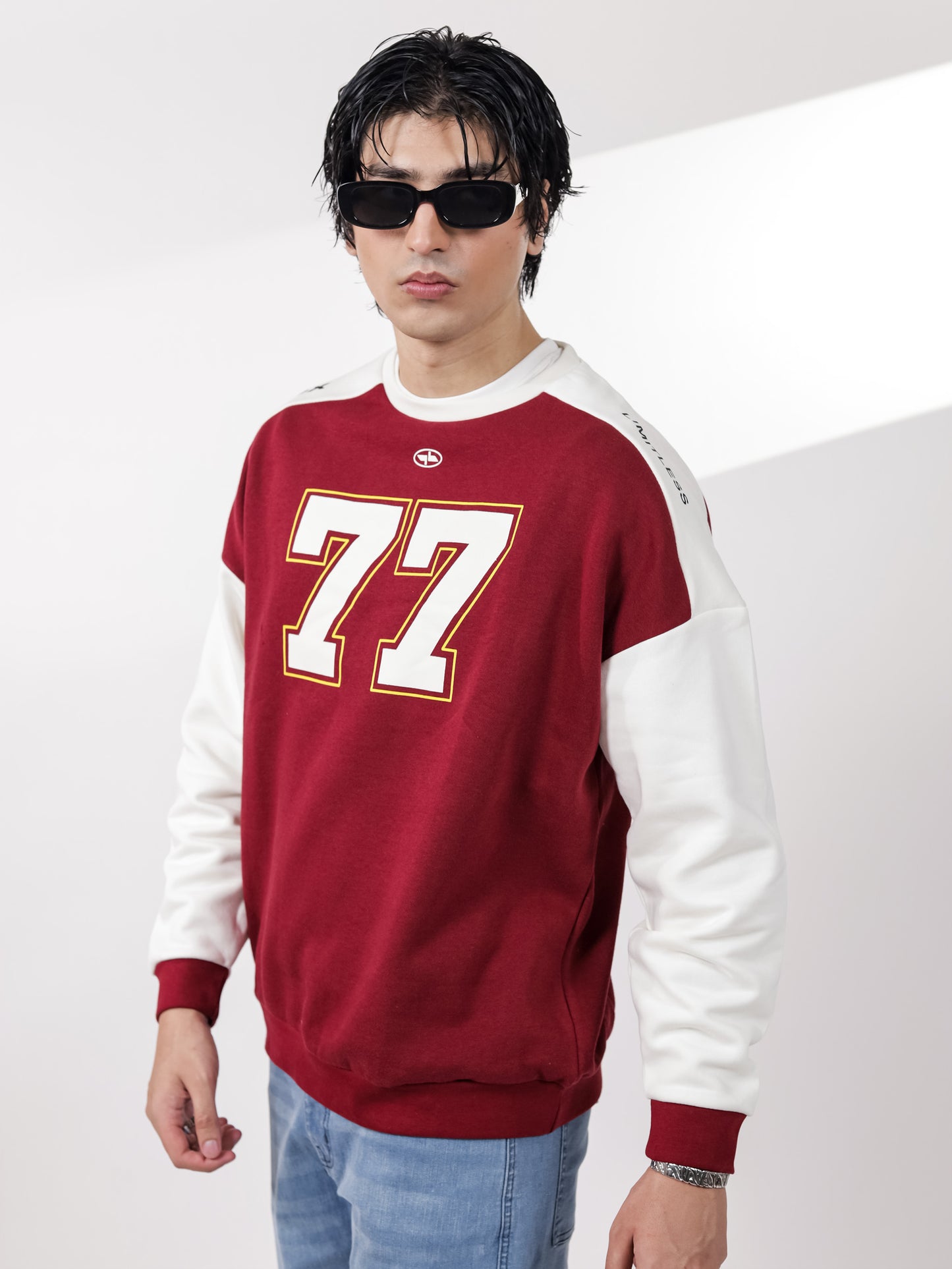 Maroon Digit Sweatshirt