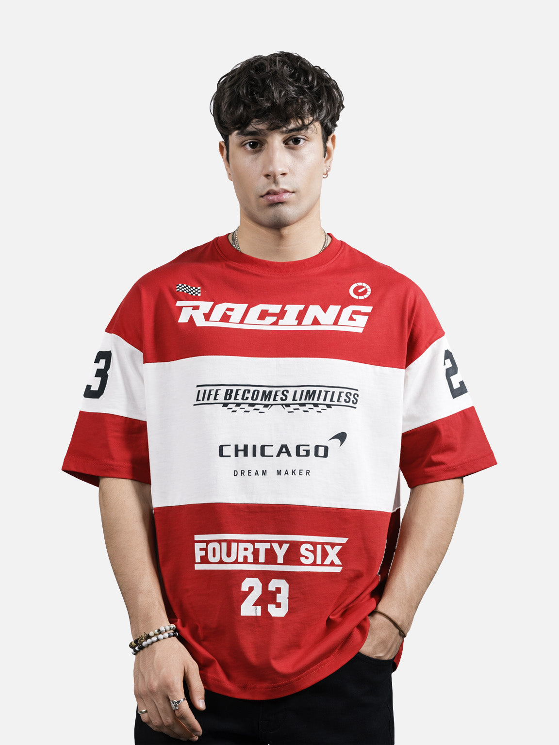 Royal Red Racing Tee