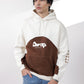 Brown & beige Hoodie