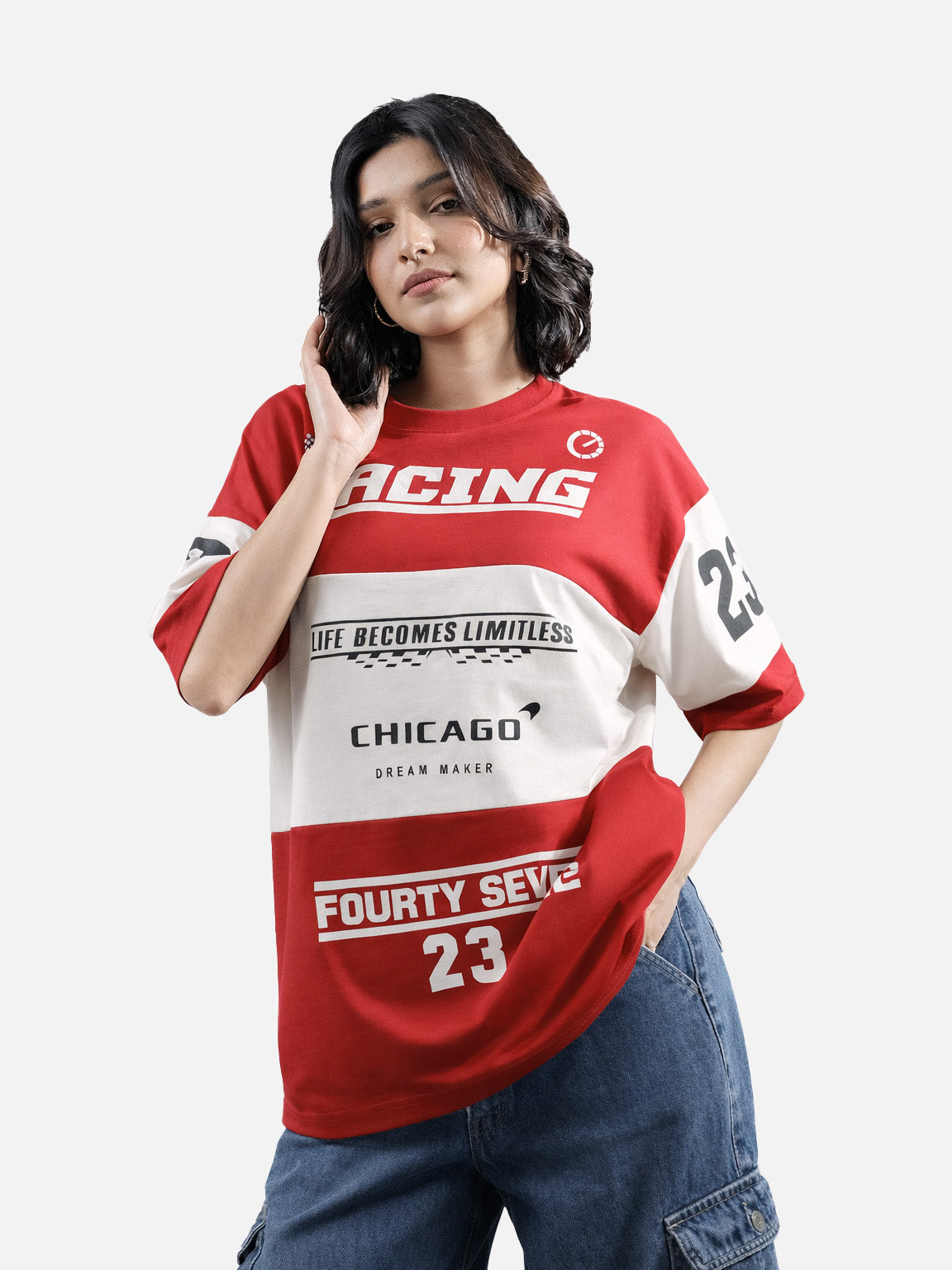 Royal Red Racing Tee