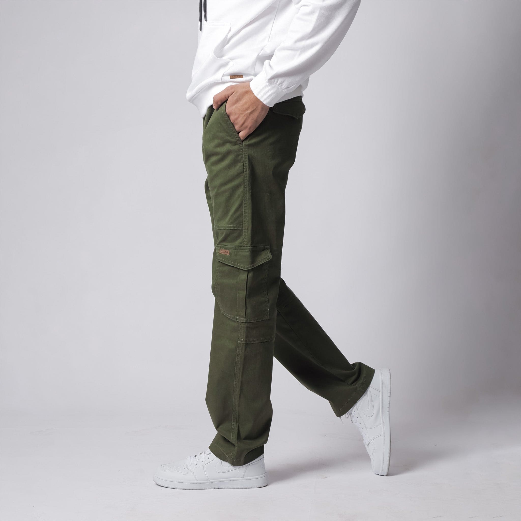 Dark Green Cargo Pants with Blue Baseball Cap Outfits In Their Teens (3  ideas & outfits) | Lookastic