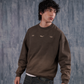 Brown Spray Wash Sweatshirt