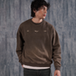 Brown Spray Wash Sweatshirt