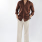 Brown Button Down Shirt