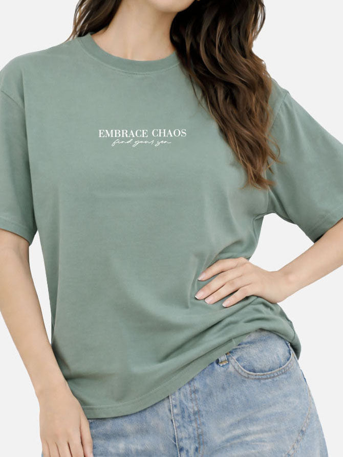 Mint Green Graphic Tee