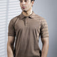 Brown Ribbed Polo