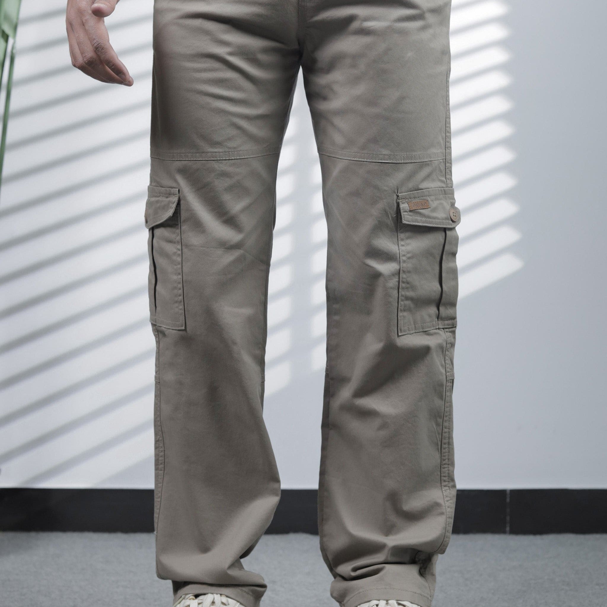 Light Brown Straight Fit Cargo