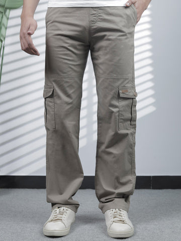 Light Brown Straight Fit Cargo