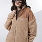 Beige Sherpa Jacket