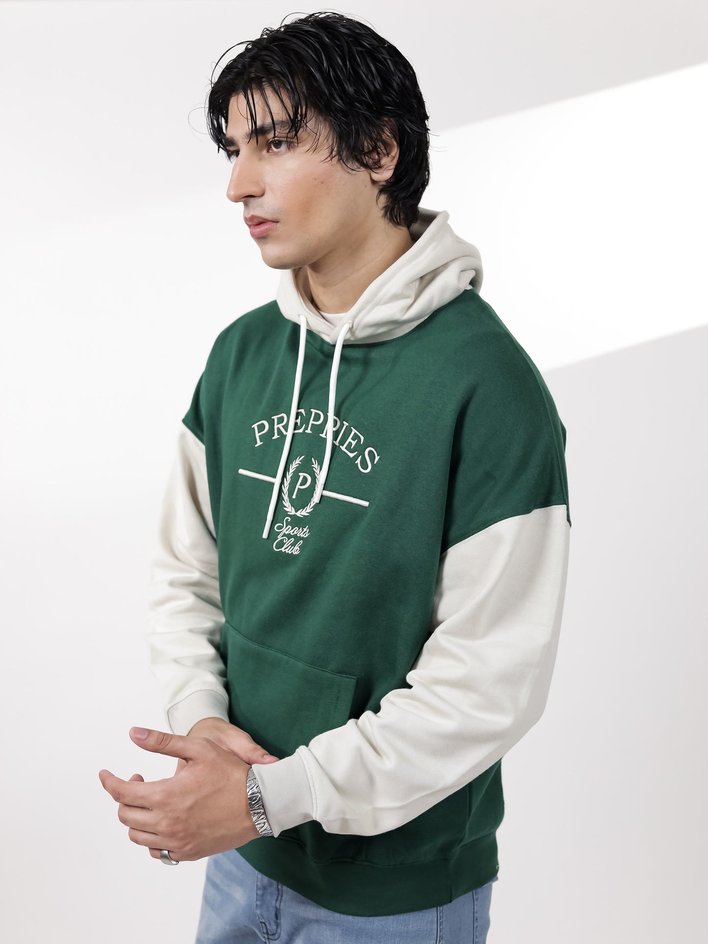 Green Graphic Hoodie